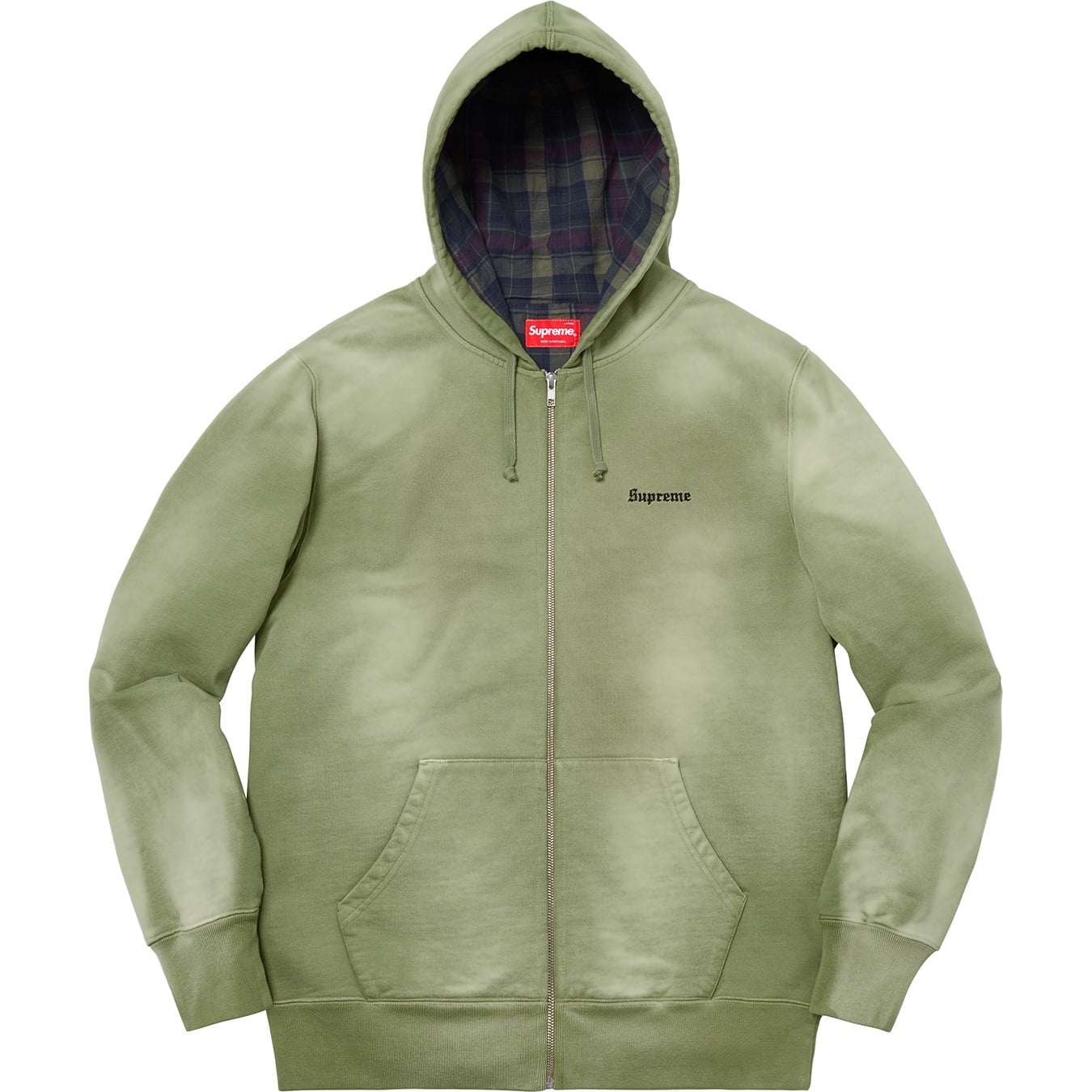 Bleached Zip Up Sweatshirt view 6